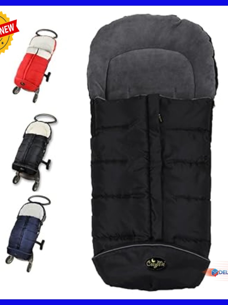 Insulated Stroller Footmuff, Water Repellent Bunting Bag, Universal Fit